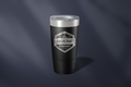 Custom engraved 20oz stainless steel tumbler with laser engraving