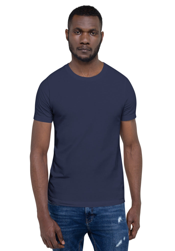 Bella + Canvas 3001 unisex staple t-shirt in Navy