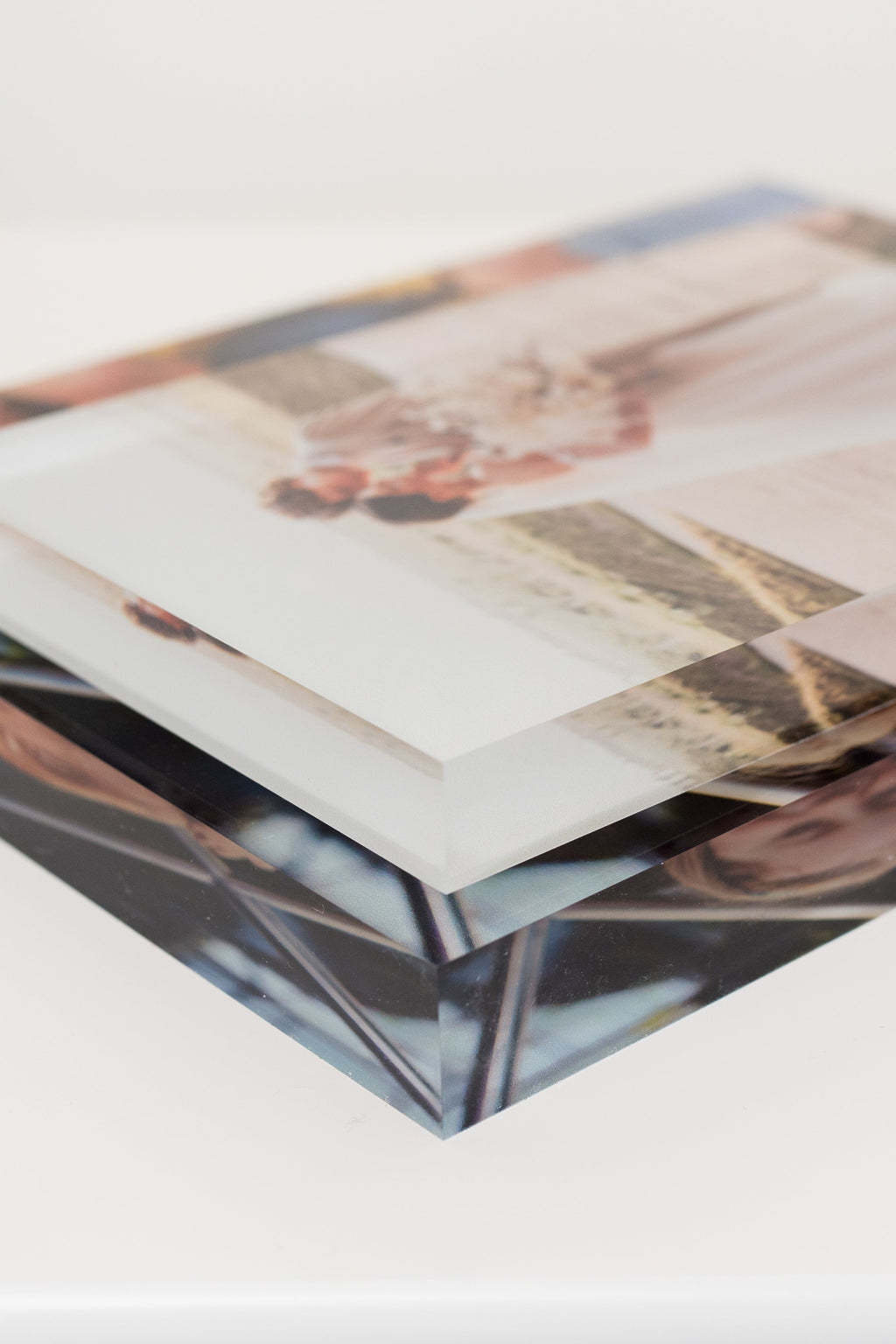 Cast acrylic award blocks in multiple sizes