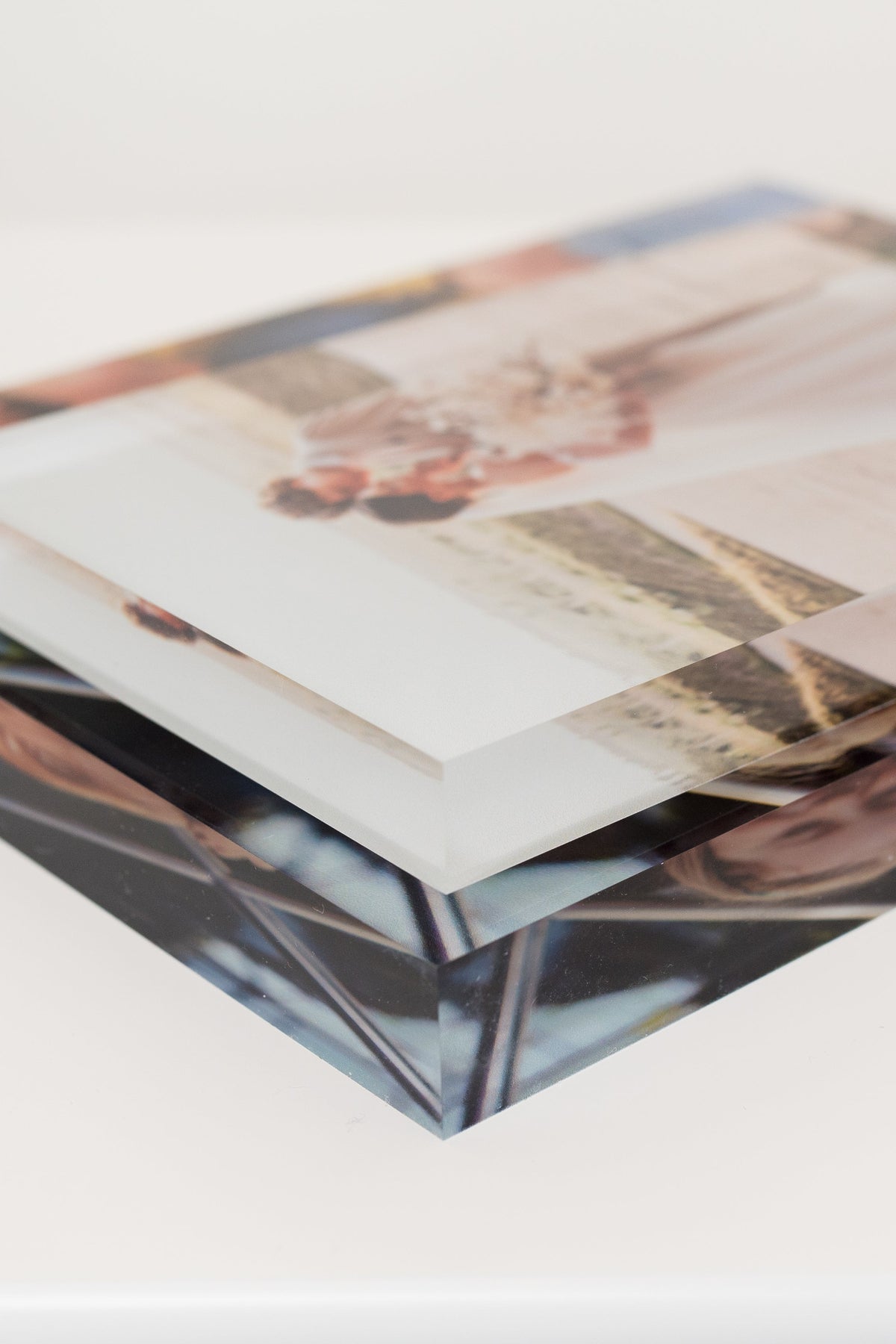 Cast acrylic award blocks in multiple sizes