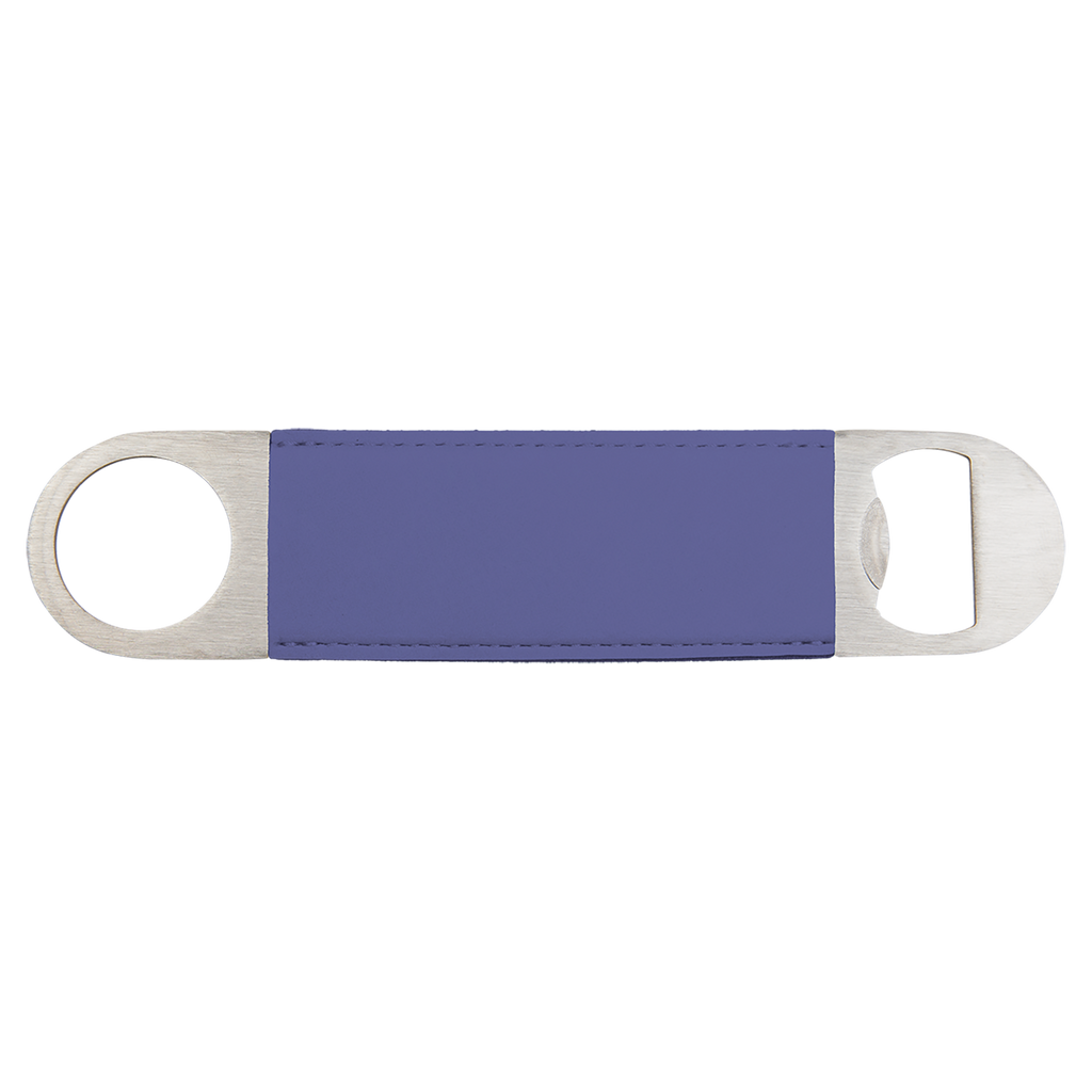 Custom Leatherette Bottle Opener — Purple