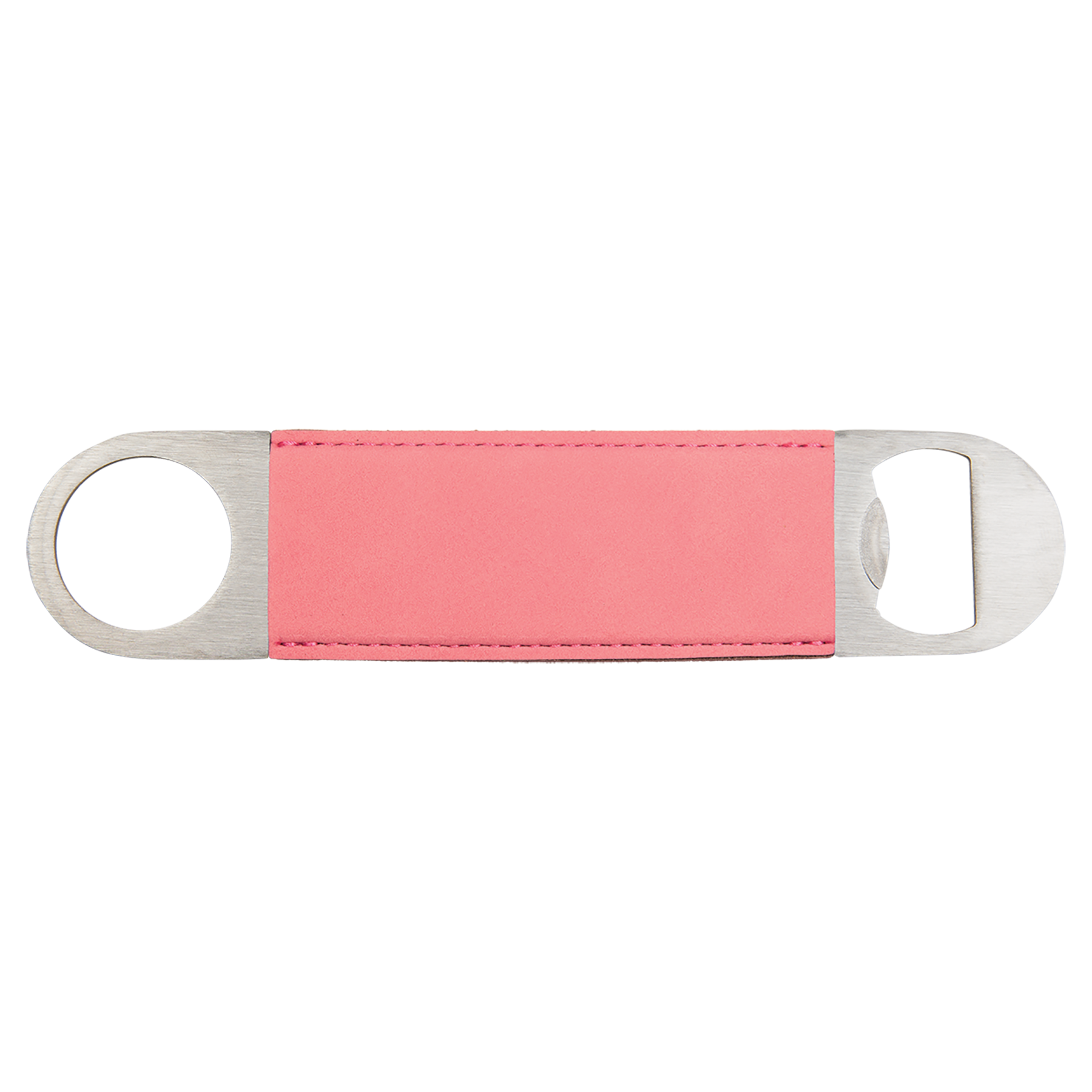 Custom Leatherette Bottle Opener — Pink