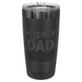 Custom Engraved 20oz Tumbler – Ghost Black Ion-Plated Stainless Steel — Black