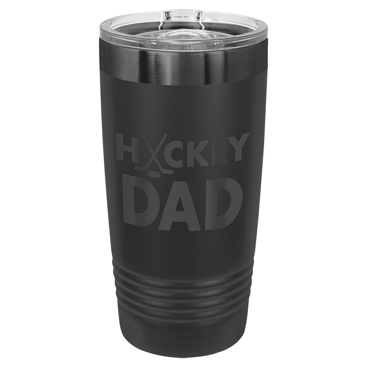 Custom Engraved 20oz Tumbler – Ghost Black Ion-Plated Stainless Steel — Black