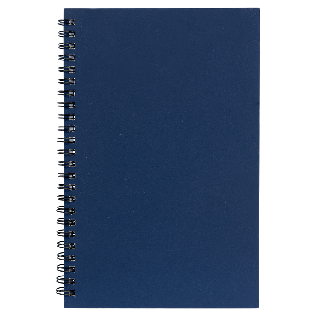 Custom Leatherette Small Spiral Notebooks — Black blank