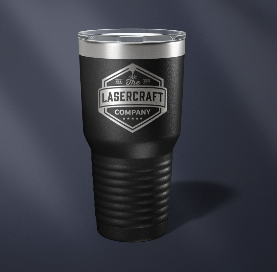 Personalized 30oz tumbler with custom laser engraving