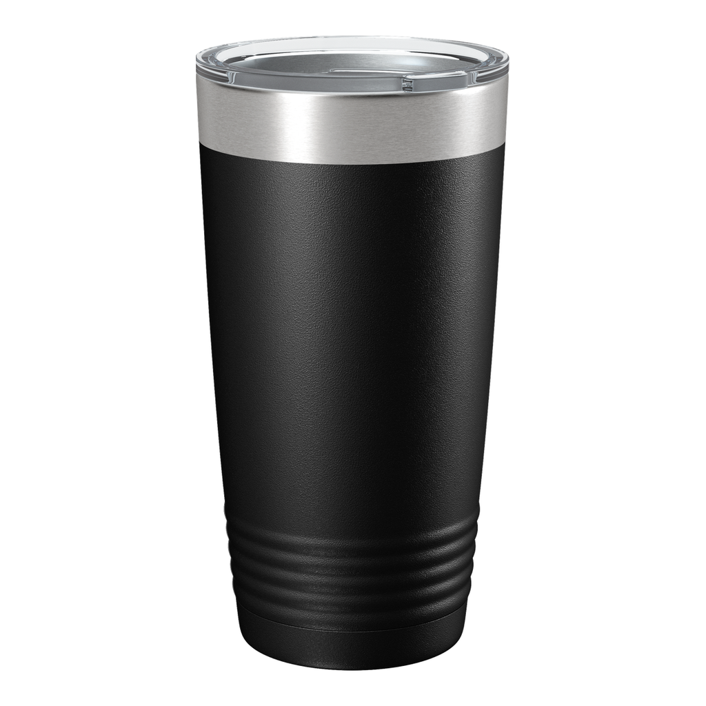 Custom 20oz Logo Tumbler — Full-Color UV Printed Stainless Steel — Black