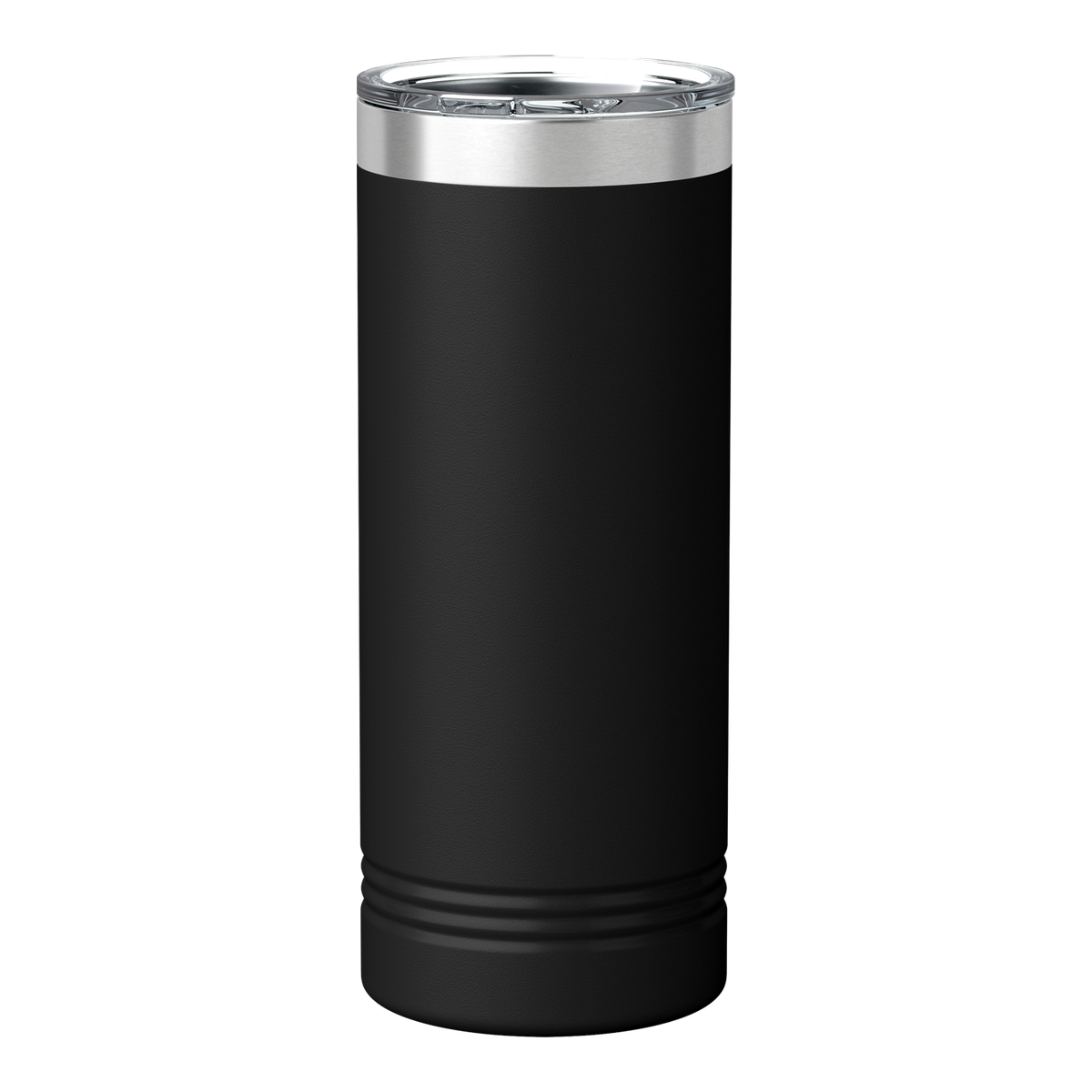 Custom Engraved 22oz Skinny Tumbler | Stainless Steel 22oz Skinny Double Wall Insulated Drinkware — Black