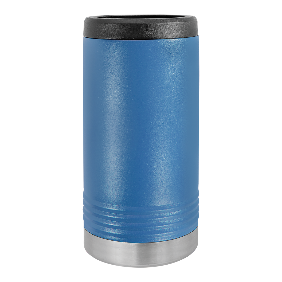 Custom Engraved Slim Can Holder | Stainless Steel Double Wall Insulated — Blue