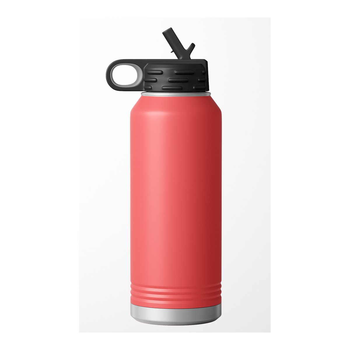 Custom Engraved Water Bottle | Stainless Steel 32oz Double Wall Insulated — Coral