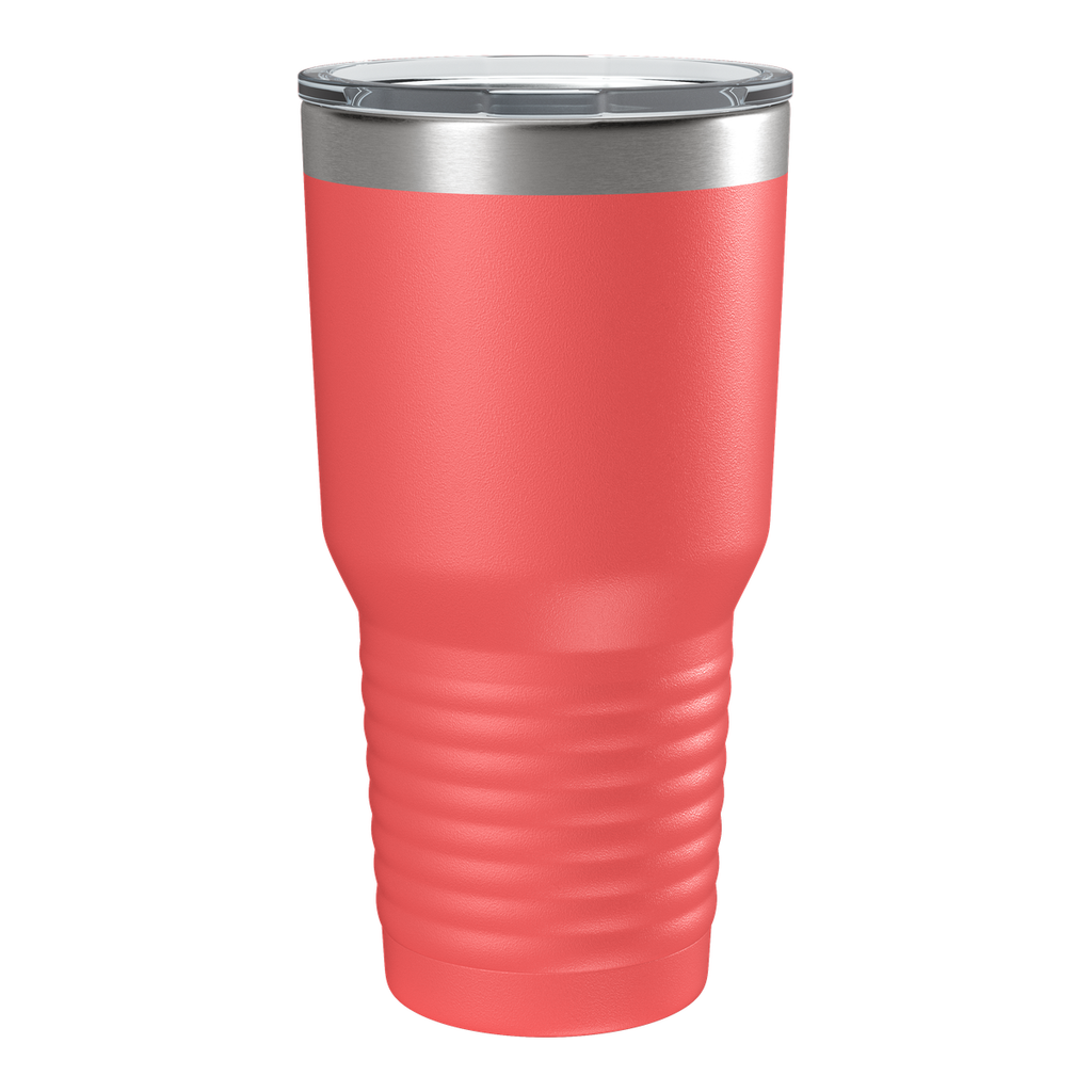 Custom Engraved 30oz Tumbler – Stainless Steel 30oz Double Wall Insulated Drinkware — Coral