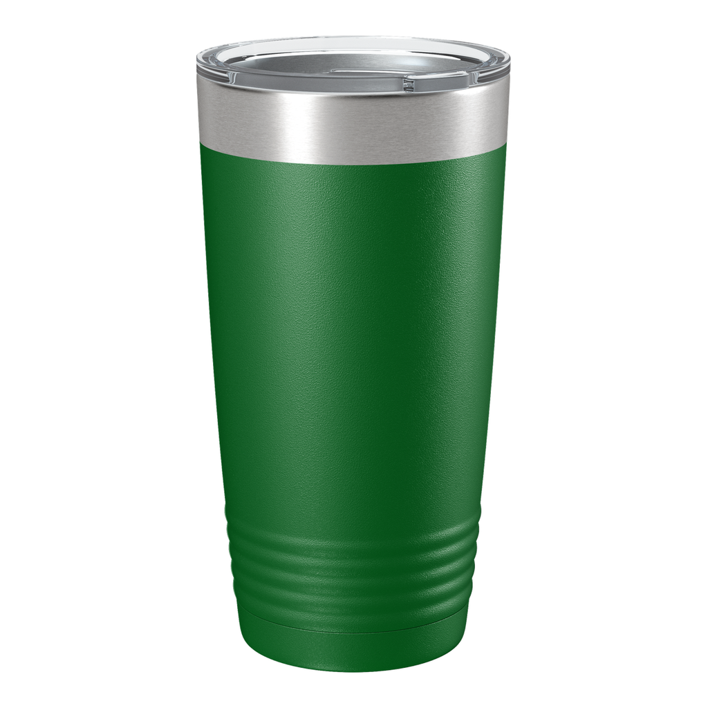 Custom 20oz Logo Tumbler — Full-Color UV Printed Stainless Steel — Green