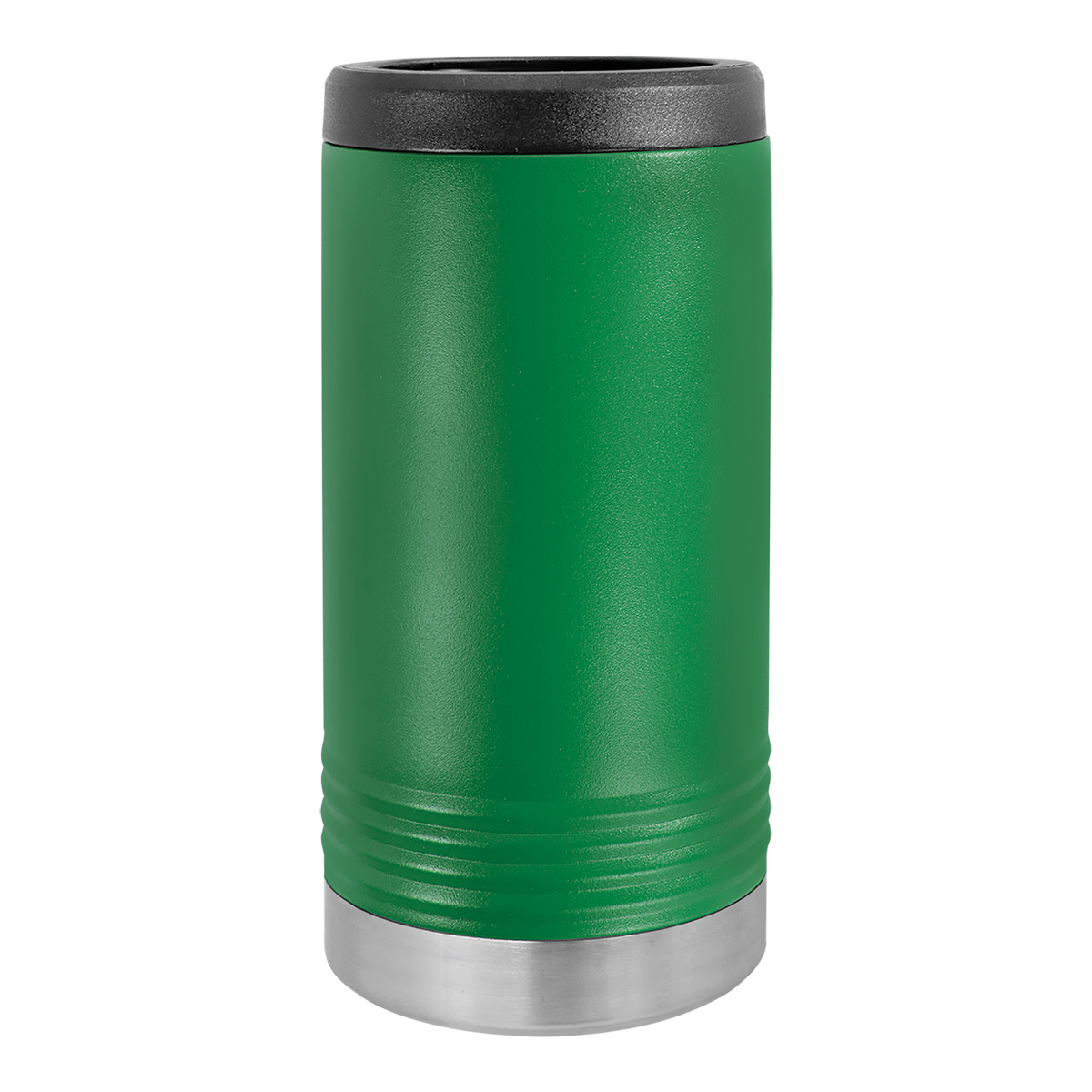 Custom Engraved Slim Can Holder | Stainless Steel Double Wall Insulated — Green