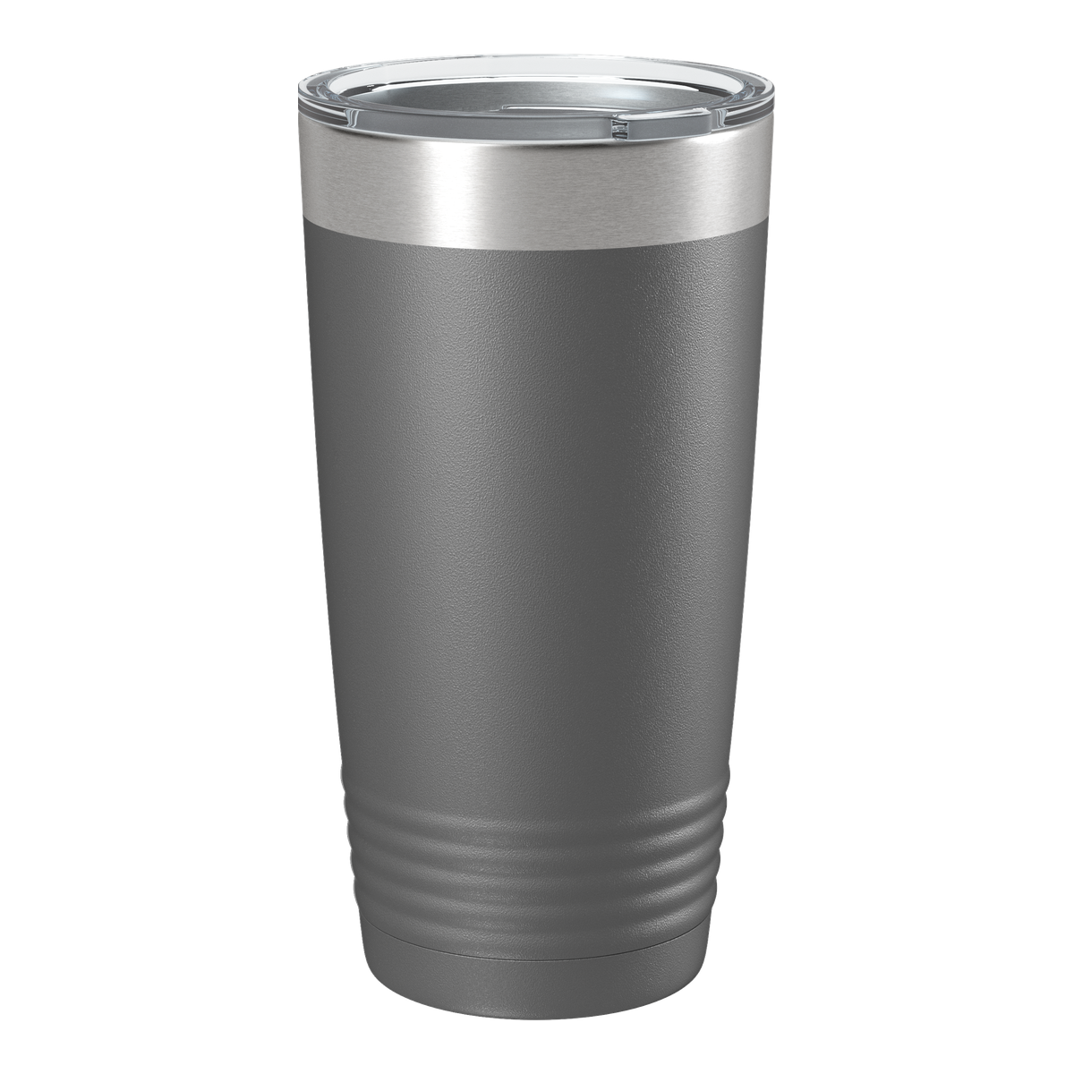 Custom 20oz Logo Tumbler — Full-Color UV Printed Stainless Steel — Grey