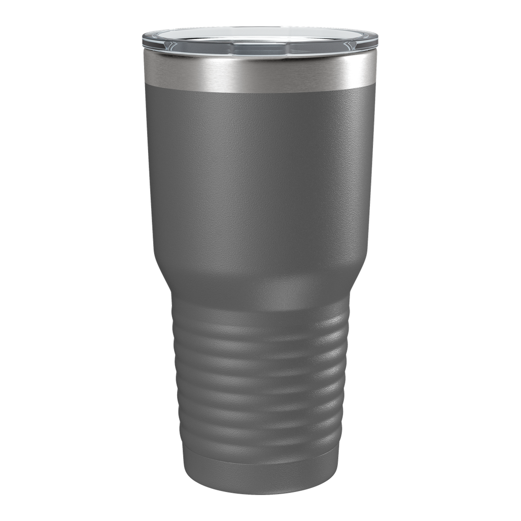 Custom Engraved 30oz Tumbler – Stainless Steel 30oz Double Wall Insulated Drinkware — Grey