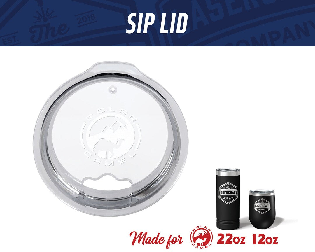 Polar Camel 12oz / 22oz Skinny Sip Lid