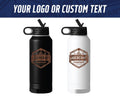 Custom Engraved 32oz Water Bottle – Rose Gold Ion-Plated