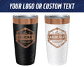 Custom Engraved 20oz Tumbler – Rose Gold Ion-Plated