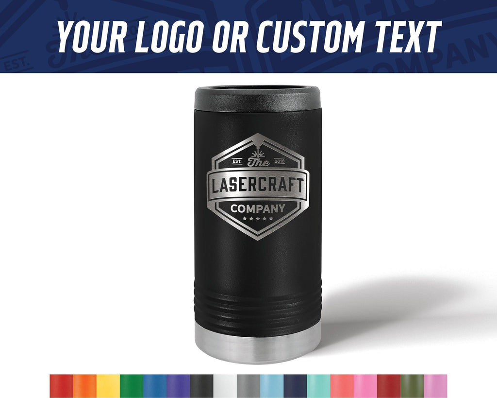 Personalized Slim Can Holder with custom artwork or logo - Custom Engraved Slim Can Holder - Personalized Gifts - Hard Seltzer Can Holder