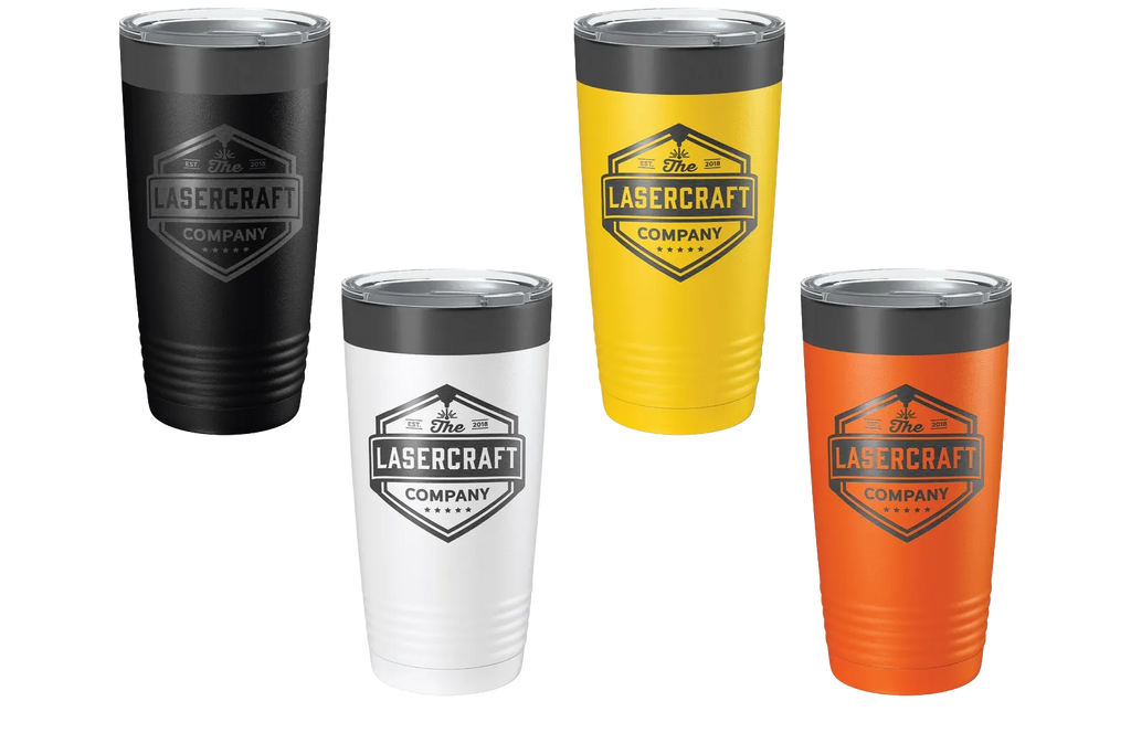 Ion-Plated Ghost Black 20oz tumbler hero