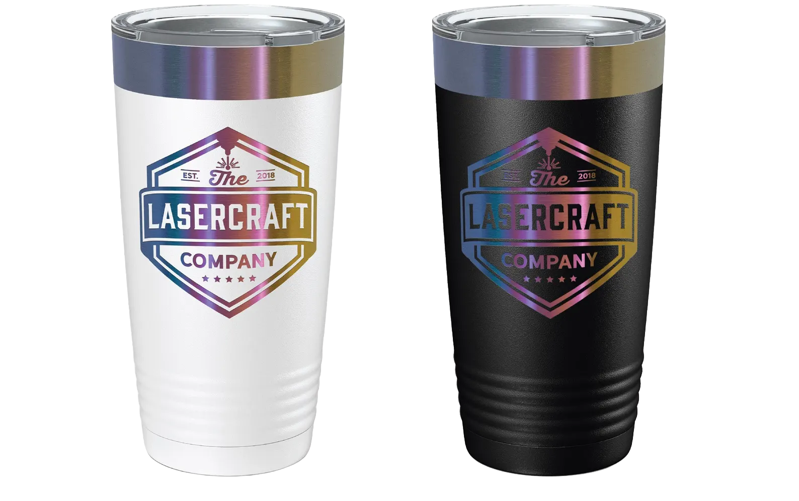 Ion-Plated Prism Rainbow 20oz tumbler hero