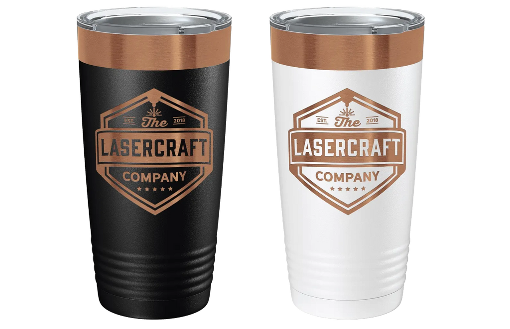 Ion-Plated Rose Gold 20oz tumbler hero