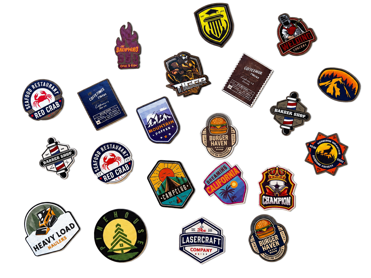 Custom Leatherette Patches (Heat-Adhesive Back)