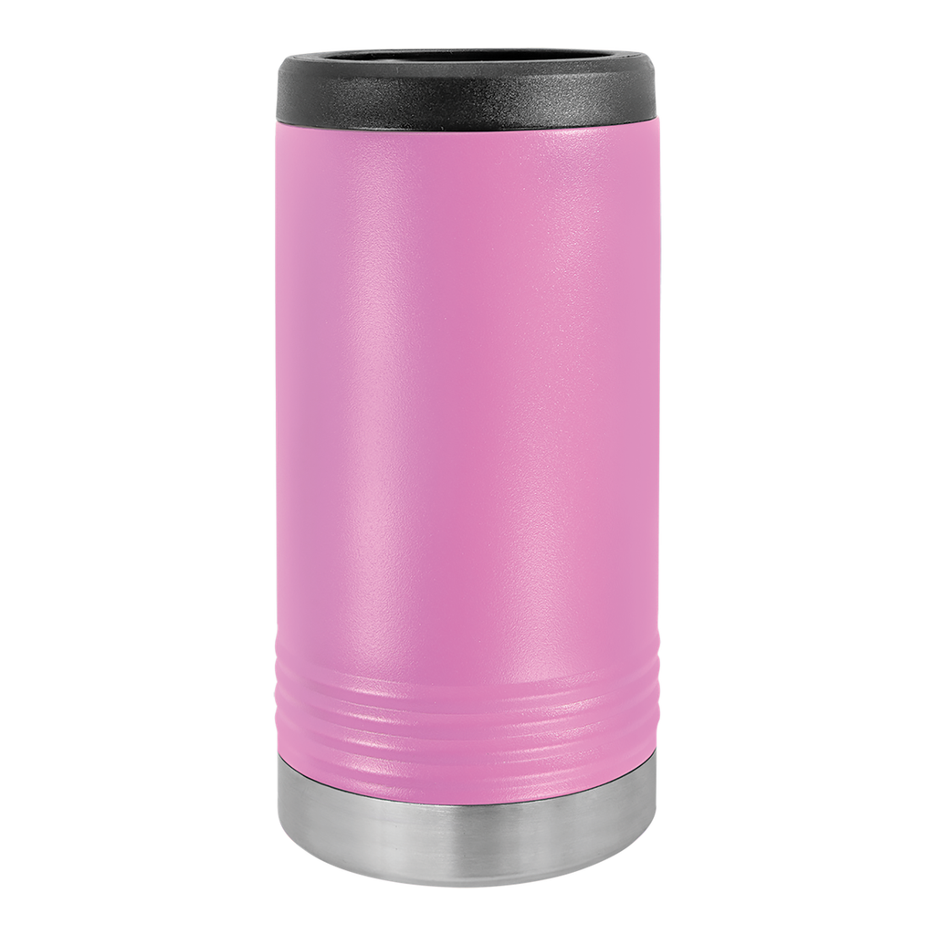 Custom Engraved Slim Can Holder | Stainless Steel Double Wall Insulated — Lilac