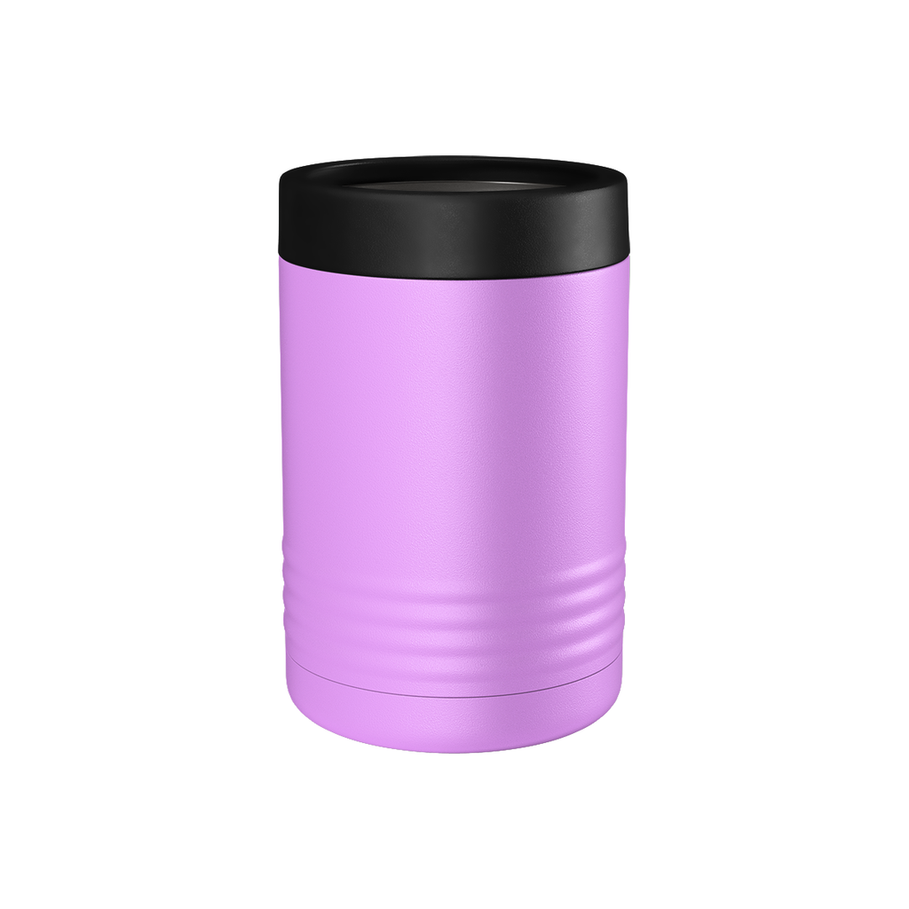 Custom Printed Can & Bottle Holder – Stainless Steel Double Wall Insulated — Lilac
