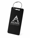 Personalized Metal Luggage Tag: Custom Text or Logo (Aluminum)
