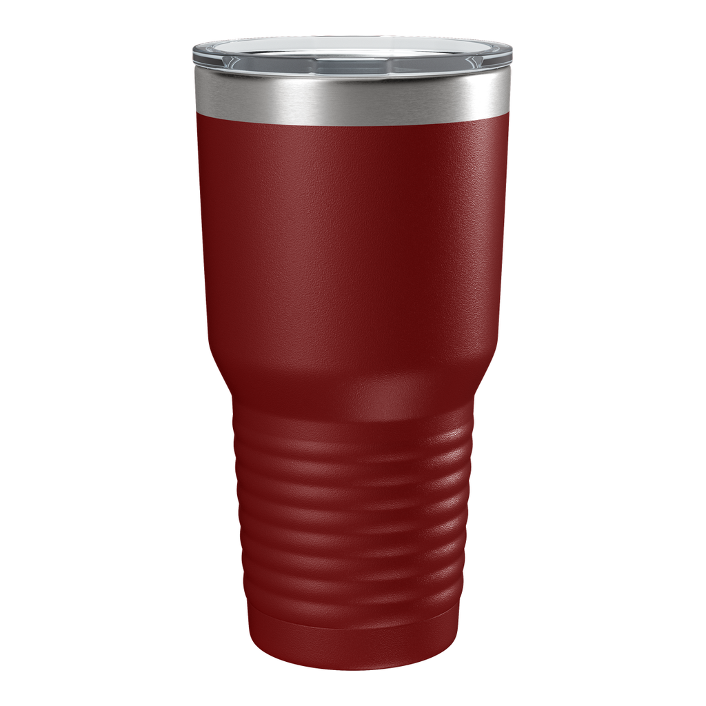 Custom Printed 30oz Tumbler | Stainless Steel 30oz Double Wall Insulated Drinkware — Maroon