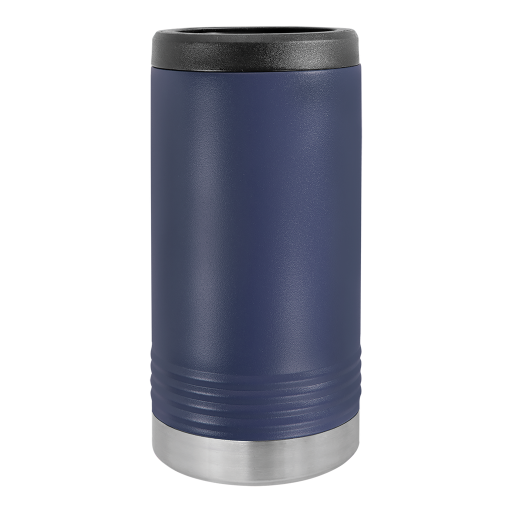 Custom Printed Slim Can Holder | Stainless Steel Double Wall Insulated — Navy