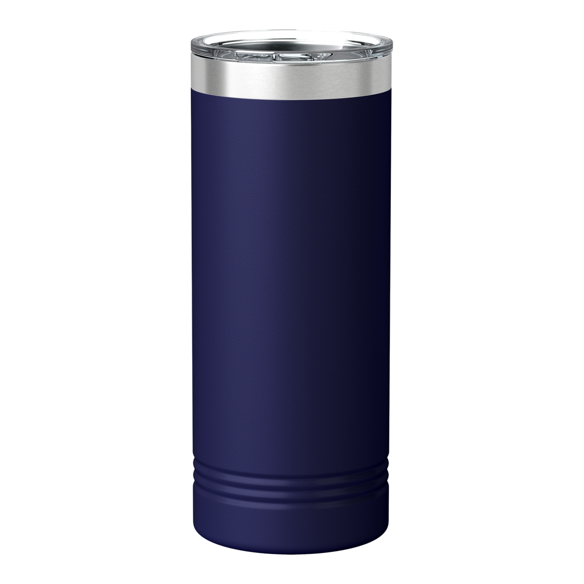 Custom 22oz Skinny Tumbler — Full-Color UV Printed Stainless Steel — Navy