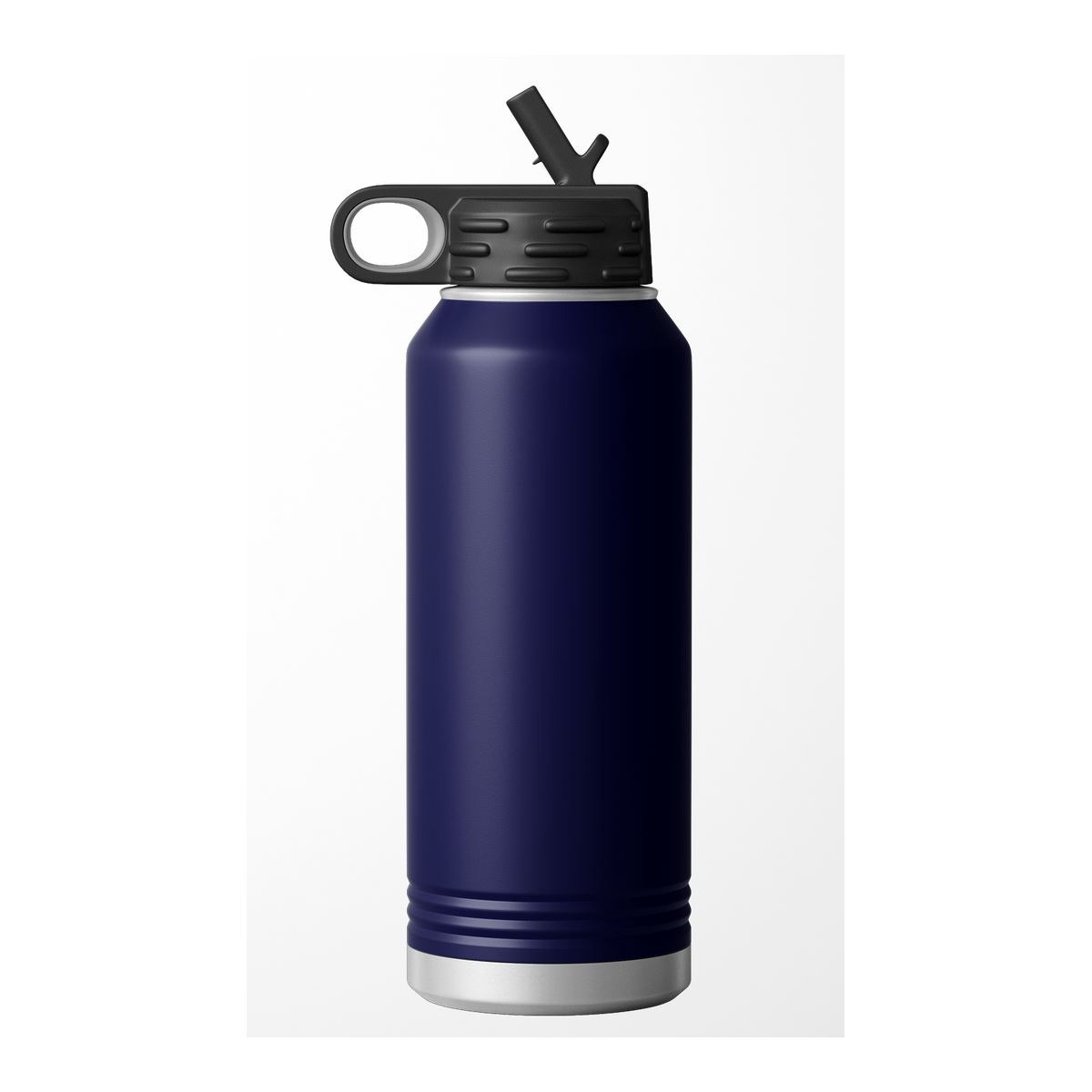 Custom Printed Water Bottle | Stainless Steel 32oz Double Wall Insulated — Navy