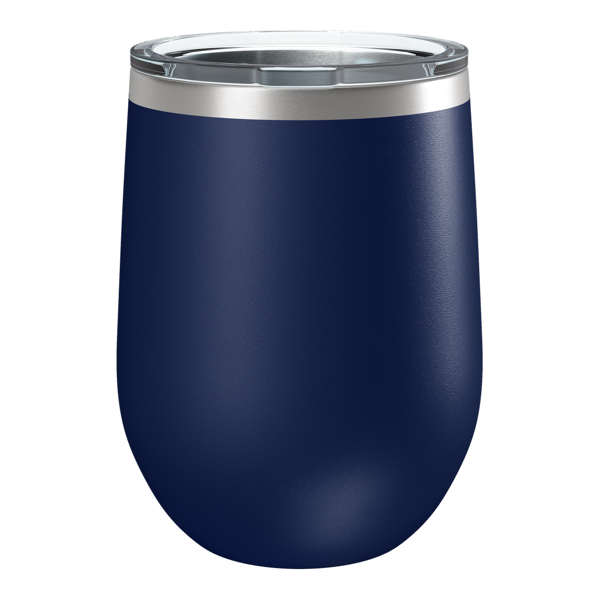 Custom Printed 12oz Wine Tumbler | Stainless Steel 12oz Double Wall Insulated Drinkware — Navy