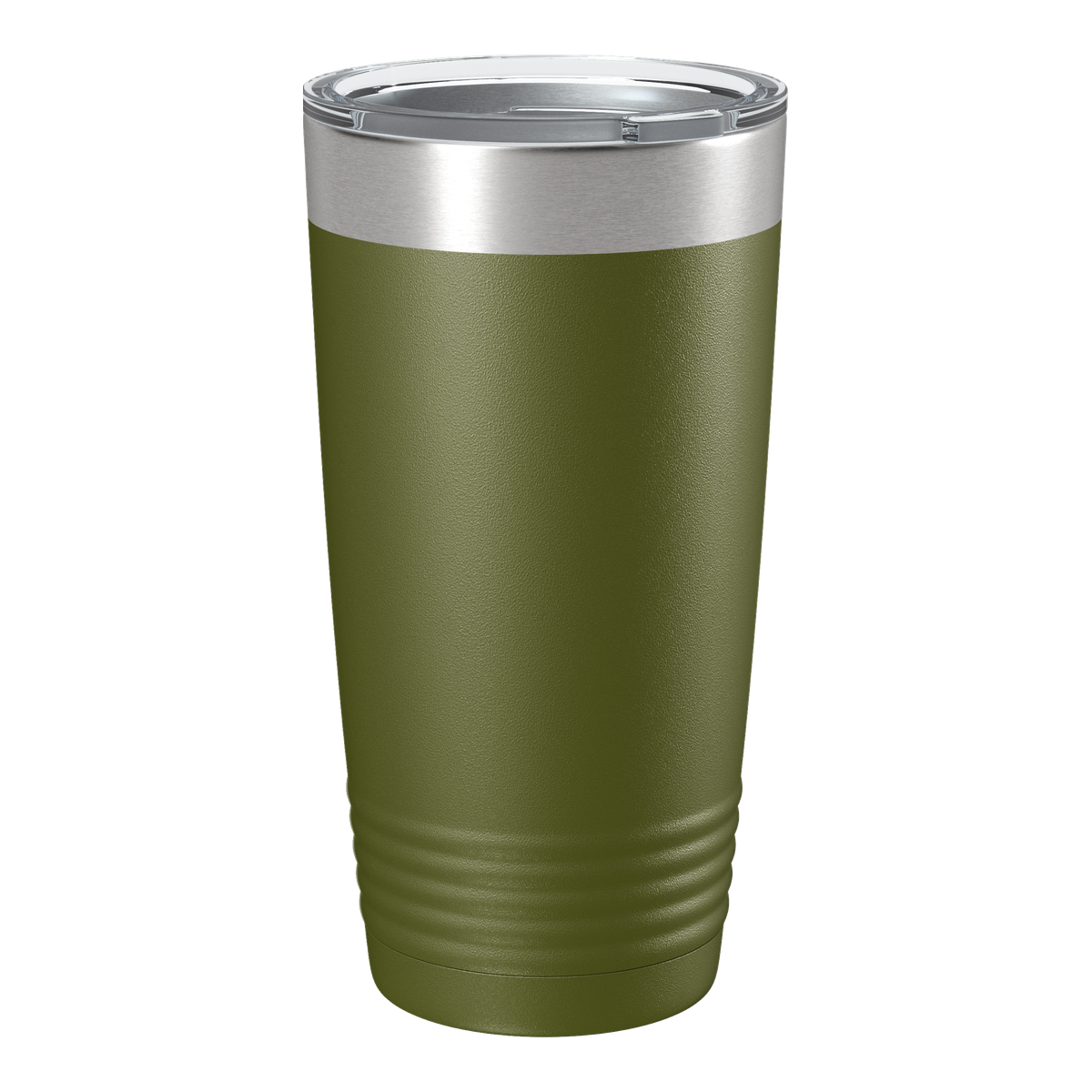 Custom 20oz Logo Tumbler — Full-Color UV Printed Stainless Steel — Olive