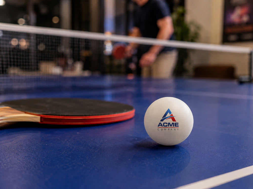 Custom Printed Ping Pong Balls — Set of 6 | Full Color UV Print