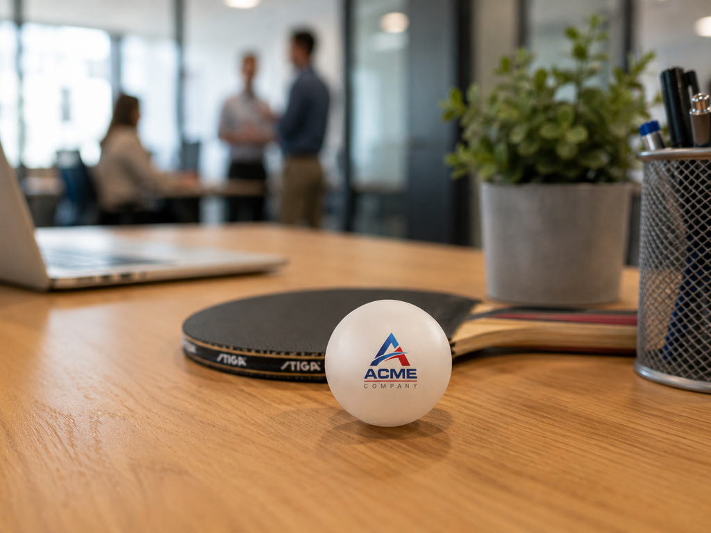 Custom Printed Ping Pong Balls — Set of 6 | Full Color UV Print