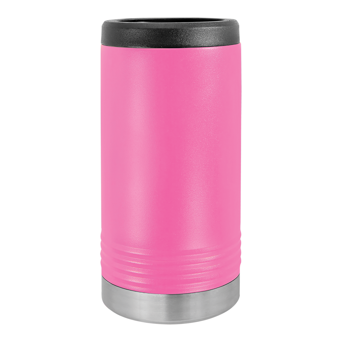 Custom Engraved Slim Can Holder | Stainless Steel Double Wall Insulated — Pink