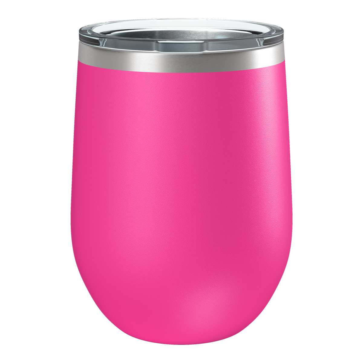 Custom Printed 12oz Wine Tumbler | Stainless Steel 12oz Double Wall Insulated Drinkware — Pink