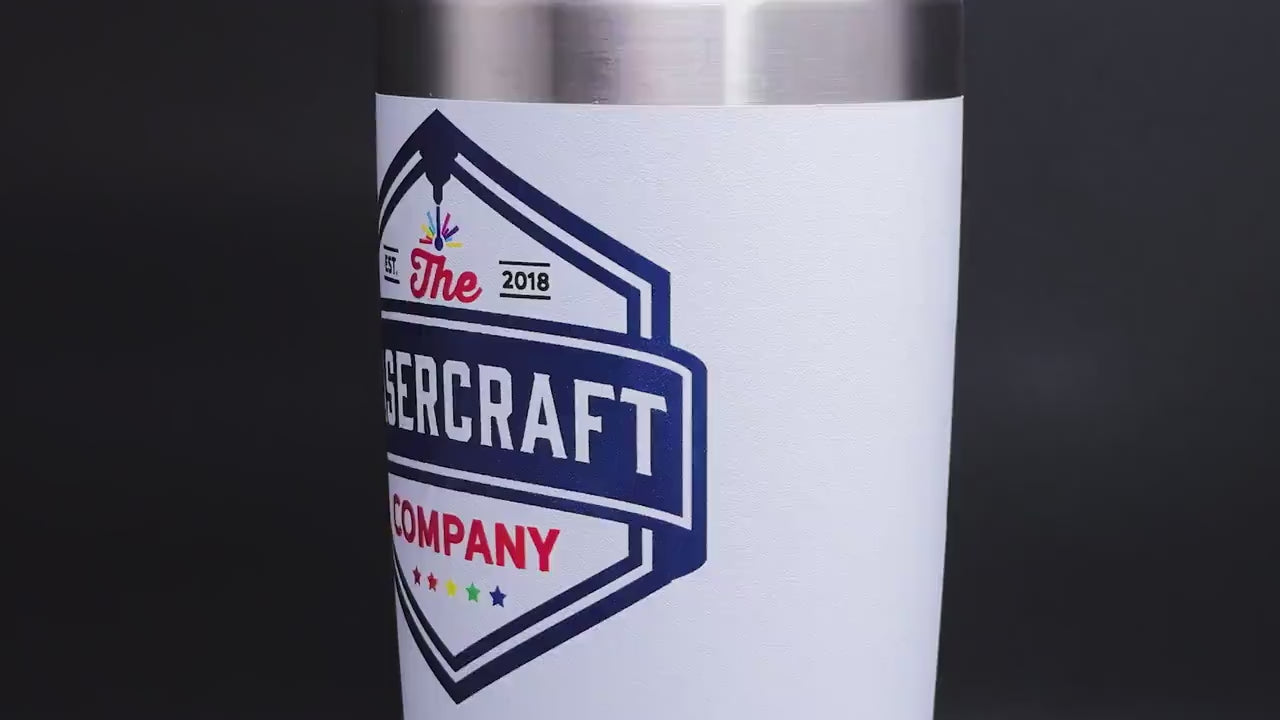 Custom Printed 30oz Tumbler with full color logo - Custom Printed Travel Mug - 30oz Travel Mug - Client Gifts - Full Color Logo Swag