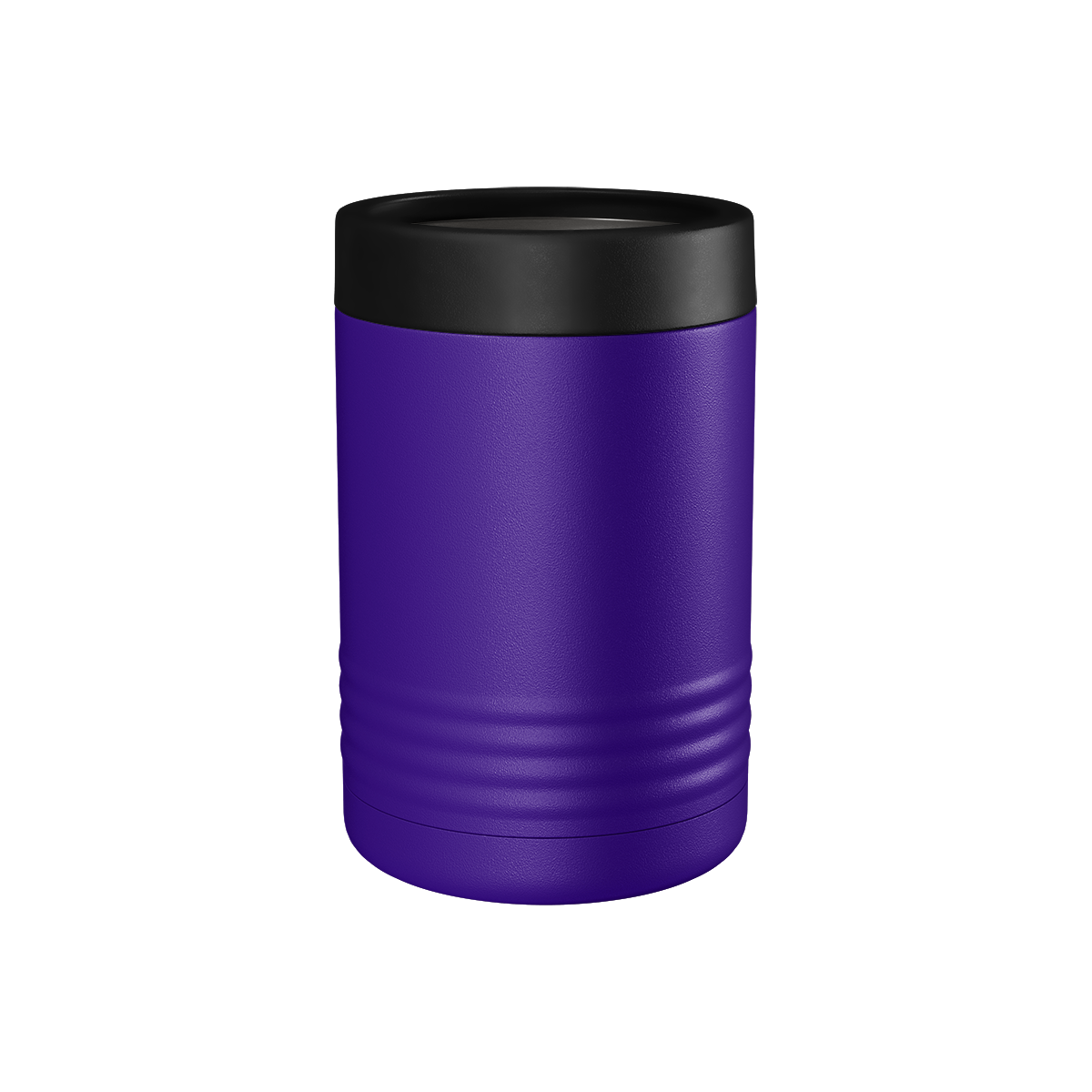 Custom Printed Can & Bottle Holder – Stainless Steel Double Wall Insulated — Purple