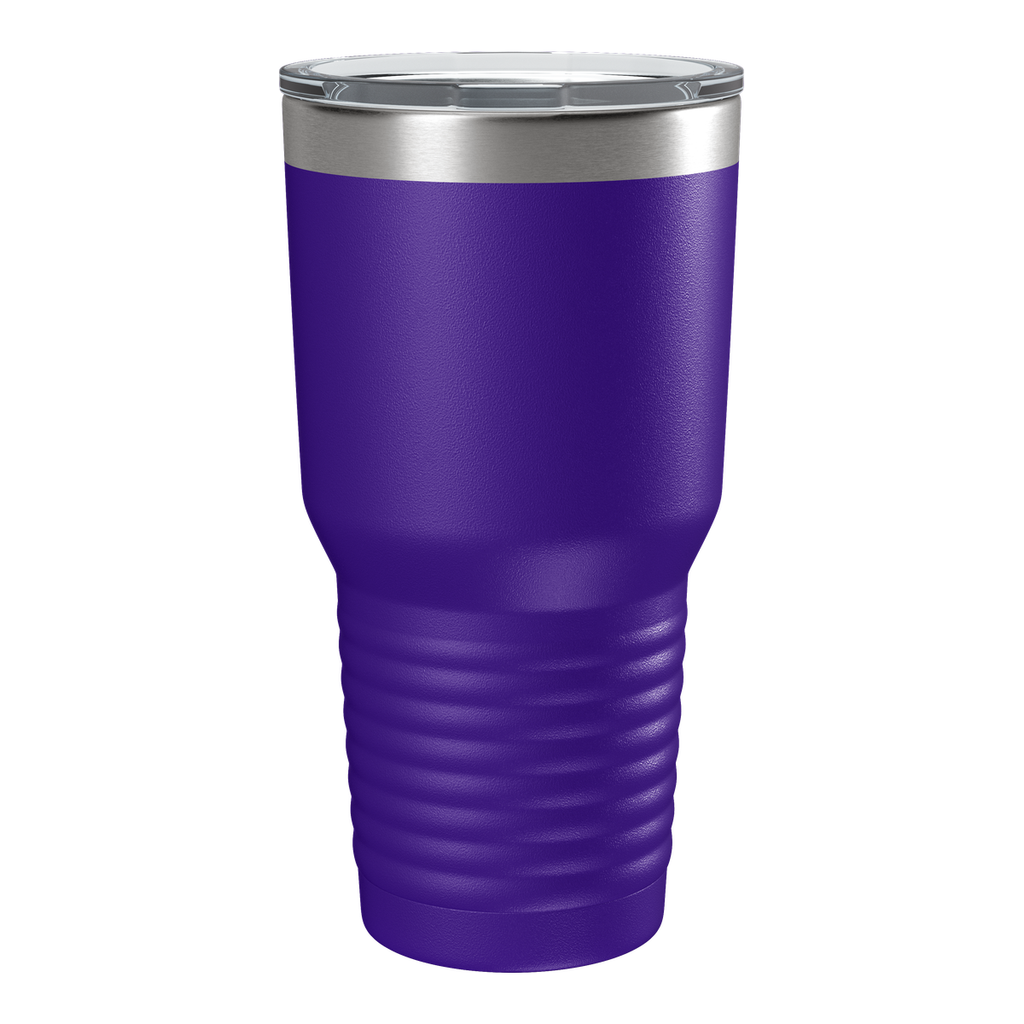 Custom Engraved 30oz Tumbler – Stainless Steel 30oz Double Wall Insulated Drinkware — Purple