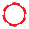 Custom 6-Stripe A poker chip in Red