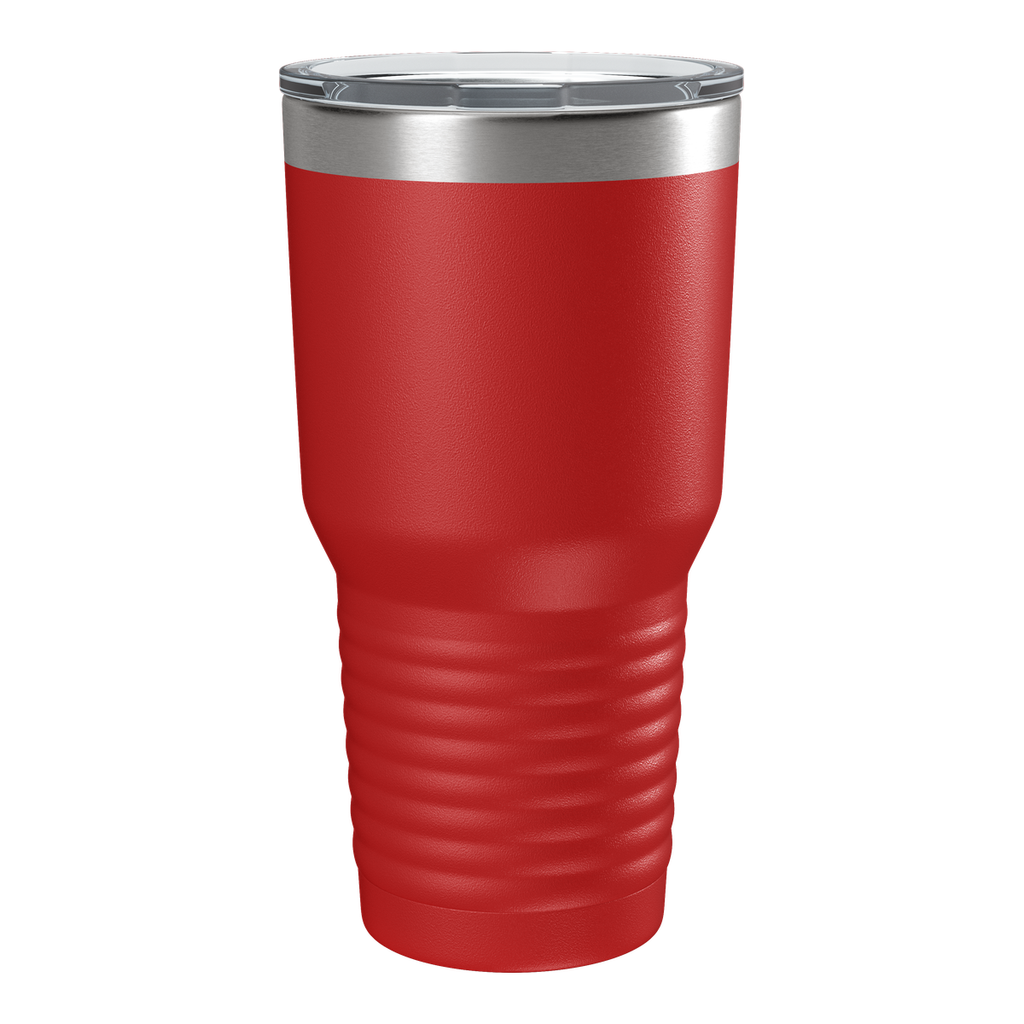 Custom Engraved 30oz Tumbler – Stainless Steel 30oz Double Wall Insulated Drinkware — Red