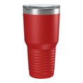 Custom Engraved 30oz Tumbler – Stainless Steel 30oz Double Wall Insulated Drinkware — Red