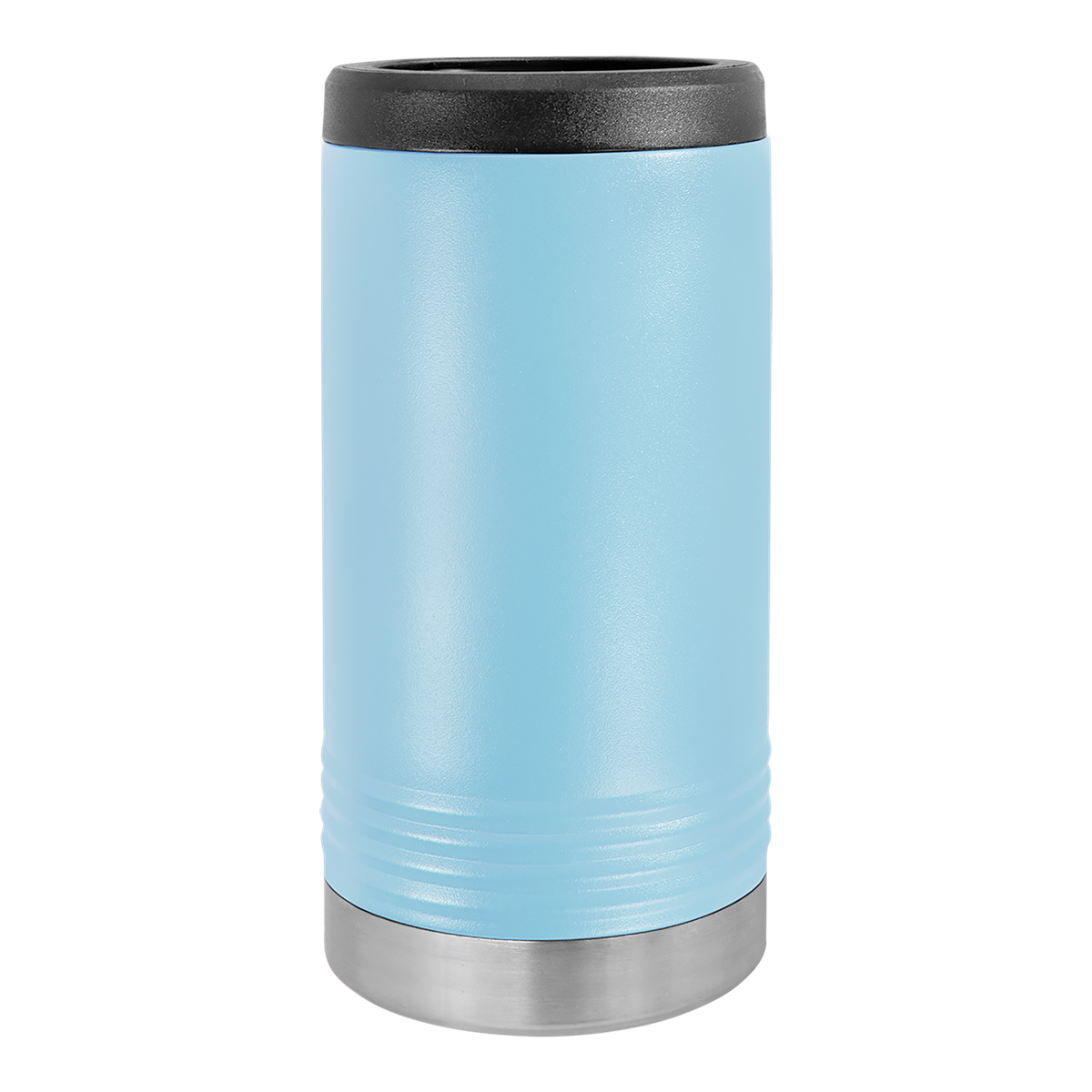 Custom Engraved Slim Can Holder | Stainless Steel Double Wall Insulated — Sky Blue