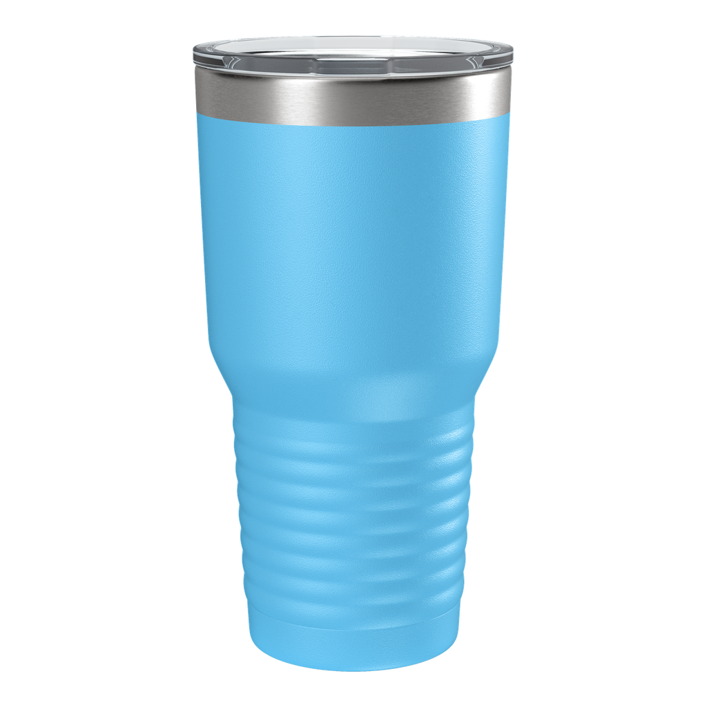 Custom Engraved 30oz Tumbler – Stainless Steel 30oz Double Wall Insulated Drinkware — Sky Blue