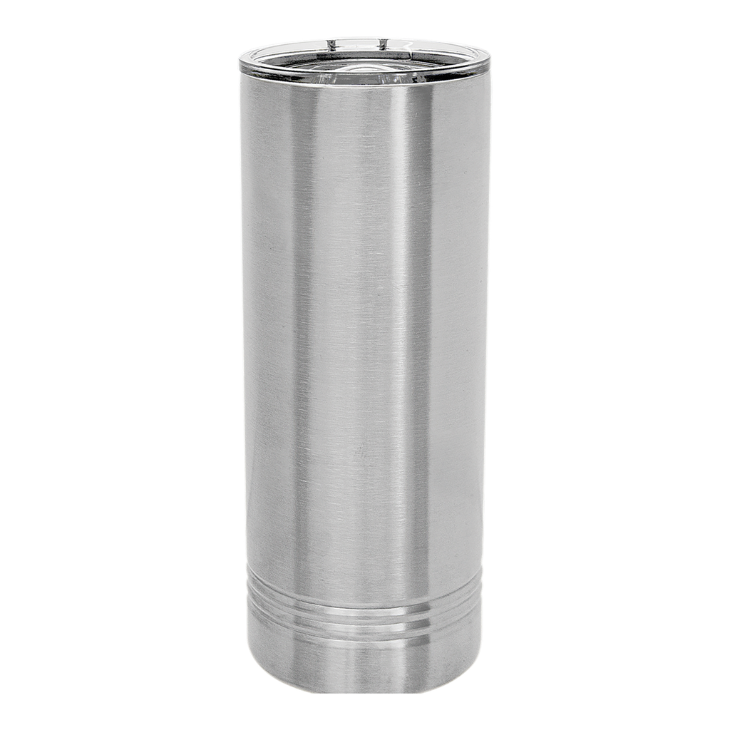Custom 22oz Skinny Tumbler — Full-Color UV Printed Stainless Steel — Stainless Steel