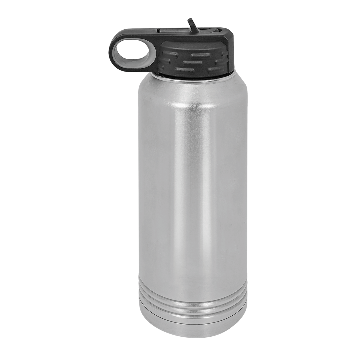 Custom Printed Water Bottle | Stainless Steel 32oz Double Wall Insulated — Stainless Steel